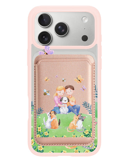 iPhone Magnetic Wallet Case - Adorable Animals