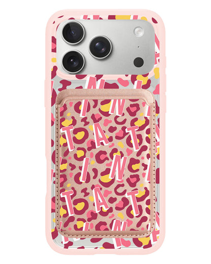 iPhone Magnetic Wallet Case - Leopard Monogram 3.0