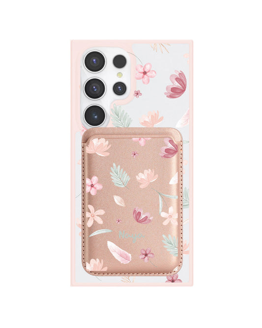 Android Magnetic Wallet Case - Wild Flower