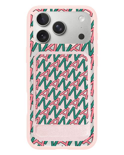 iPhone Magnetic Multifold Wallet - Initial Monogram 7.0