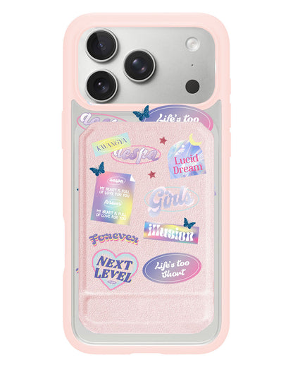 iPhone Magnetic Multifold Wallet - Aespa Girls Pack