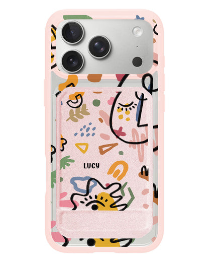 iPhone Magnetic Multifold Wallet - Abstract 5.0