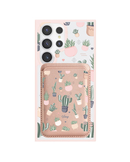 Android Magnetic Wallet Case - Cactus 2.0