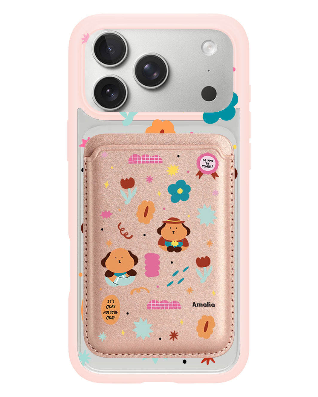 iPhone Magnetic Wallet Case - Selflove Garden