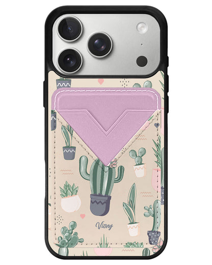 iPhone Avant Wallet Case - Cactus 2.0