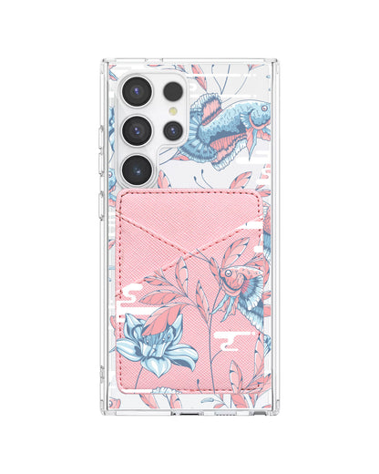 Android Phone Wallet Case - Fish & Floral 3.0