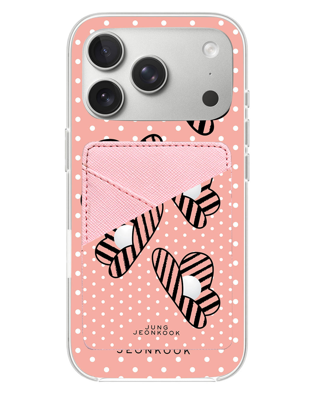 iPhone Phone Wallet Case - Pink Honey