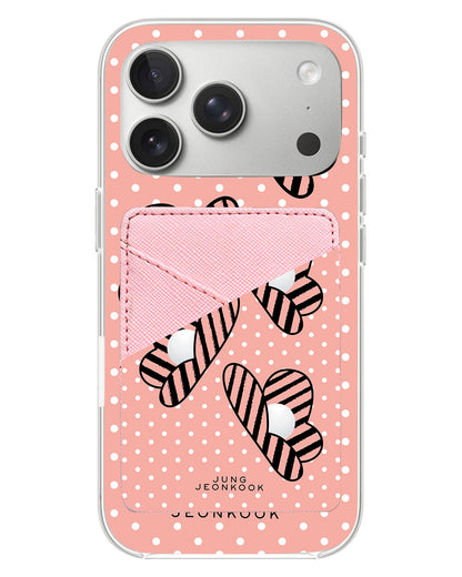 iPhone Phone Wallet Case - Pink Honey