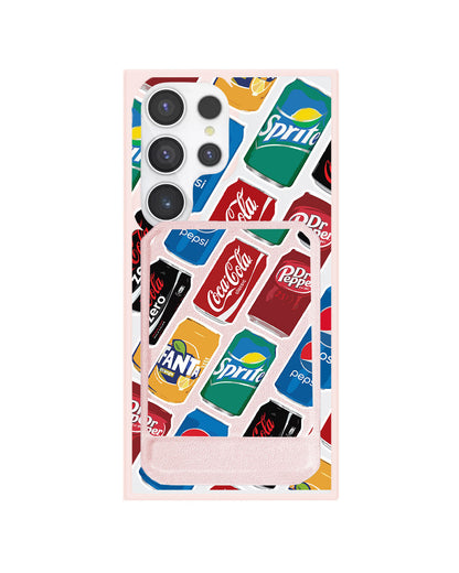 Android Magnetic Multifold Wallet - Soda