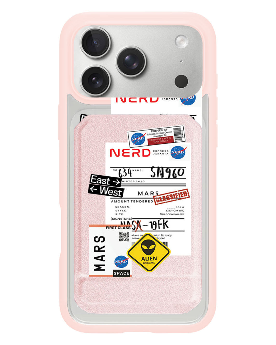iPhone Magnetic Multifold Wallet - Ticket To Mars