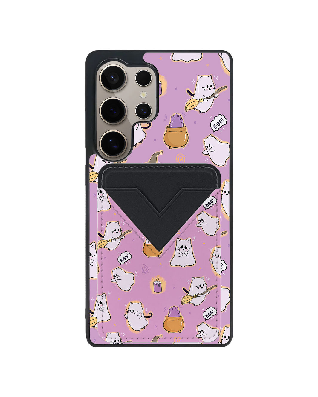 Android Avant Wallet Case - Spooky Cat