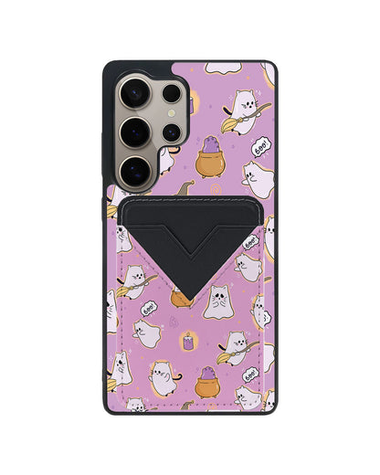 Android Avant Wallet Case - Spooky Cat