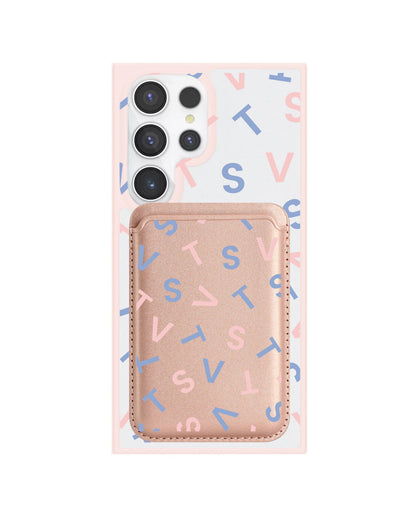 Android Magnetic Wallet Case - Seventeen Monogram
