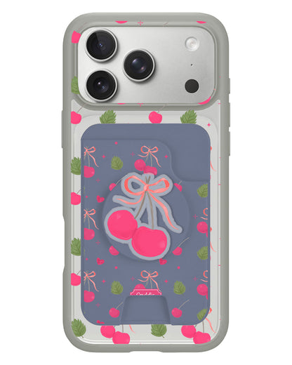 iPhone Magpop Wallet - Coquette Cherry