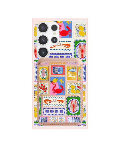 Android Magnetic Wallet Case - Seaside Opulence 1.0