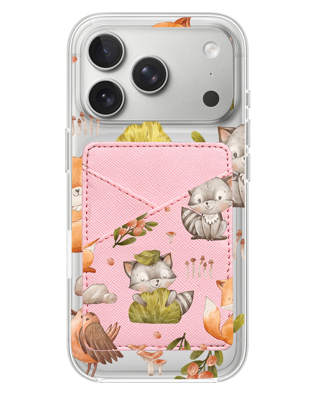 iPhone Phone Wallet Case - Racoon And Friends