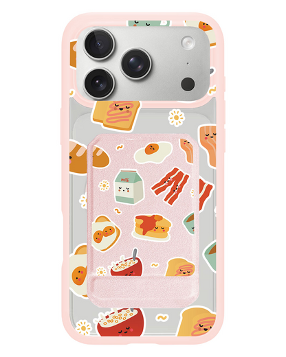 iPhone Magnetic Multifold Wallet - English Breakfast