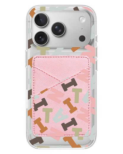 iPhone Phone Wallet Case - Scattered Monogram 4.0