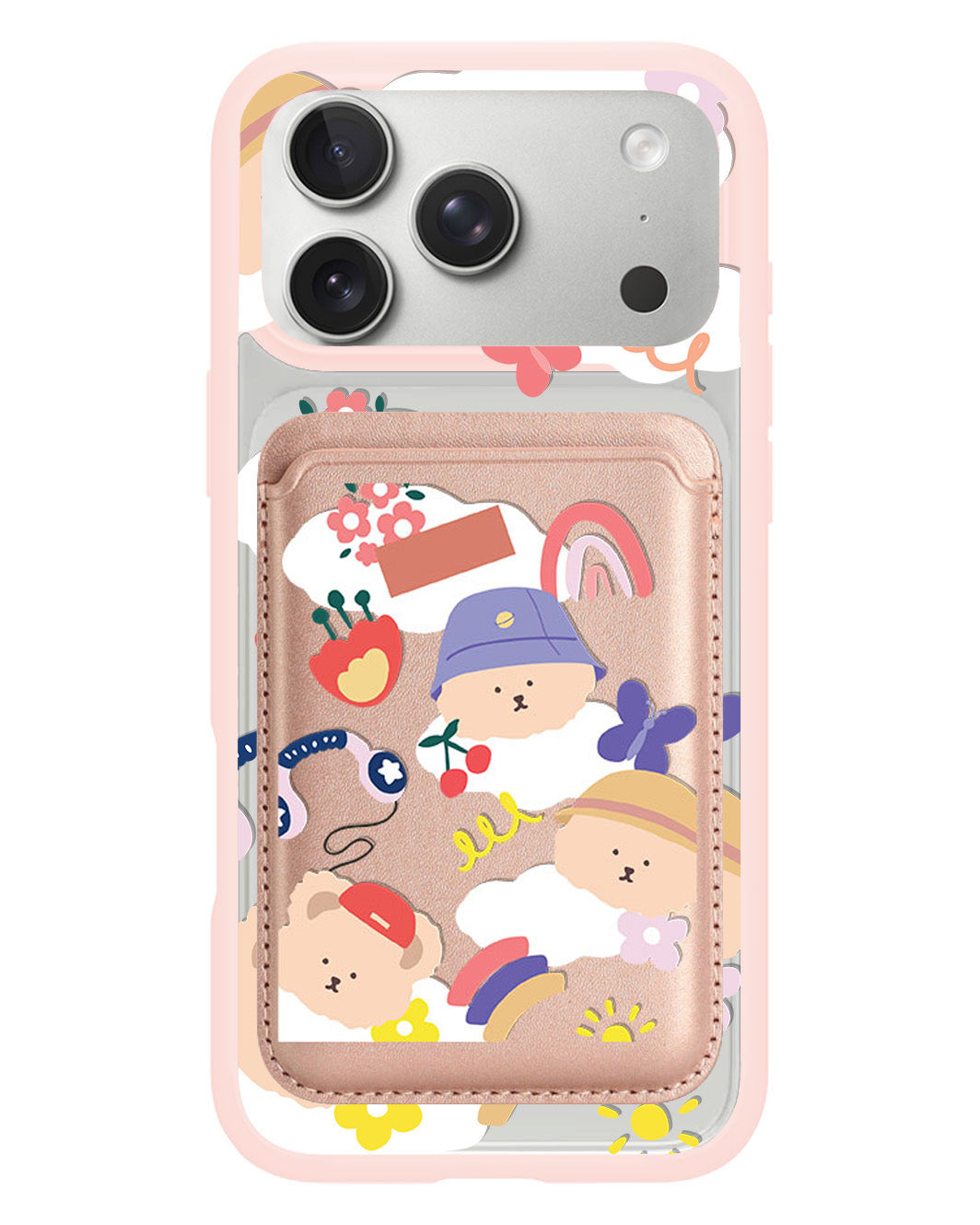 iPhone Magnetic Wallet Case - Bear In Style