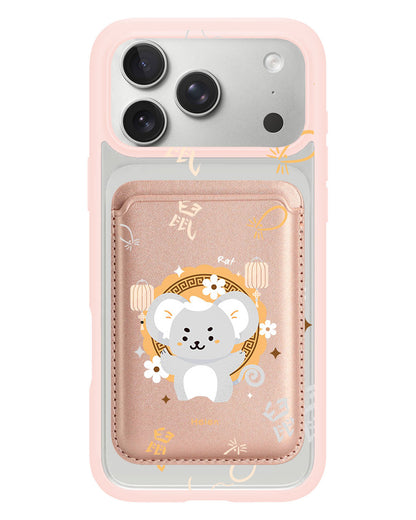 iPhone Magnetic Wallet Case - Rat (Chinese Zodiac / Shio)
