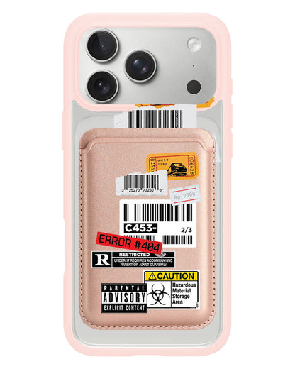iPhone Magnetic Wallet Case - Label Sticker Pack
