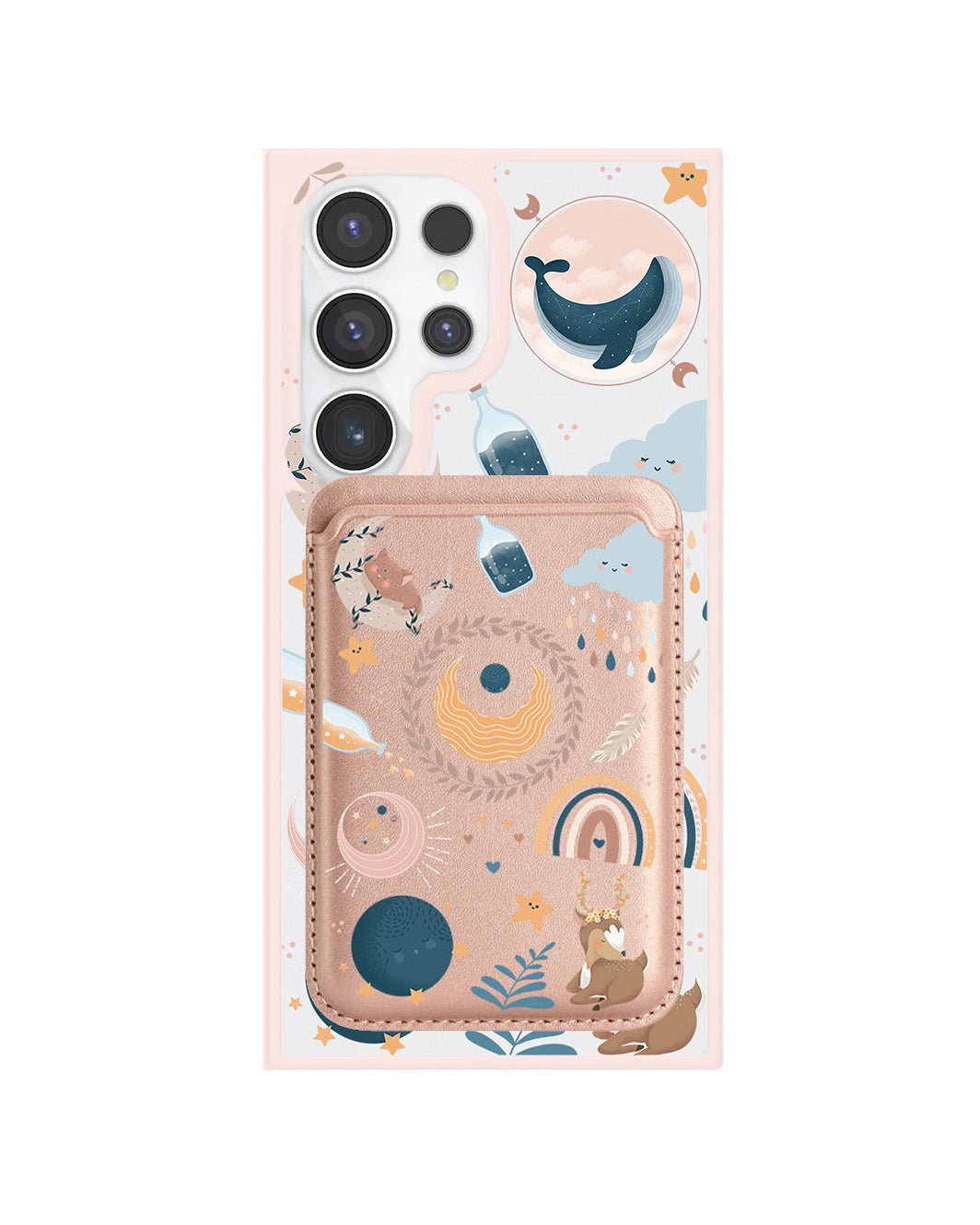 Android Magnetic Wallet Case - Boho