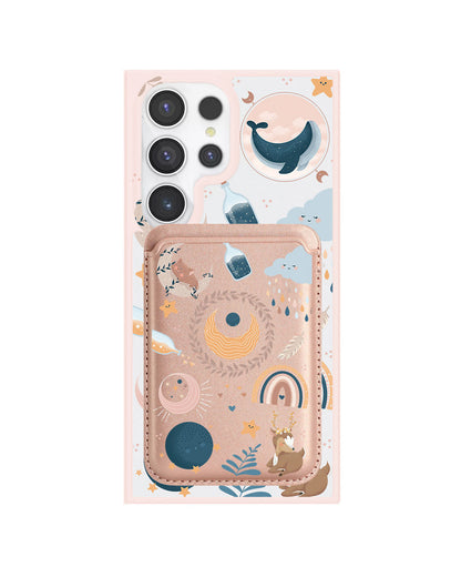 Android Magnetic Wallet Case - Boho