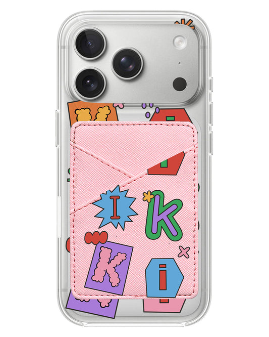 iPhone Phone Wallet Case - Adorable Monogram