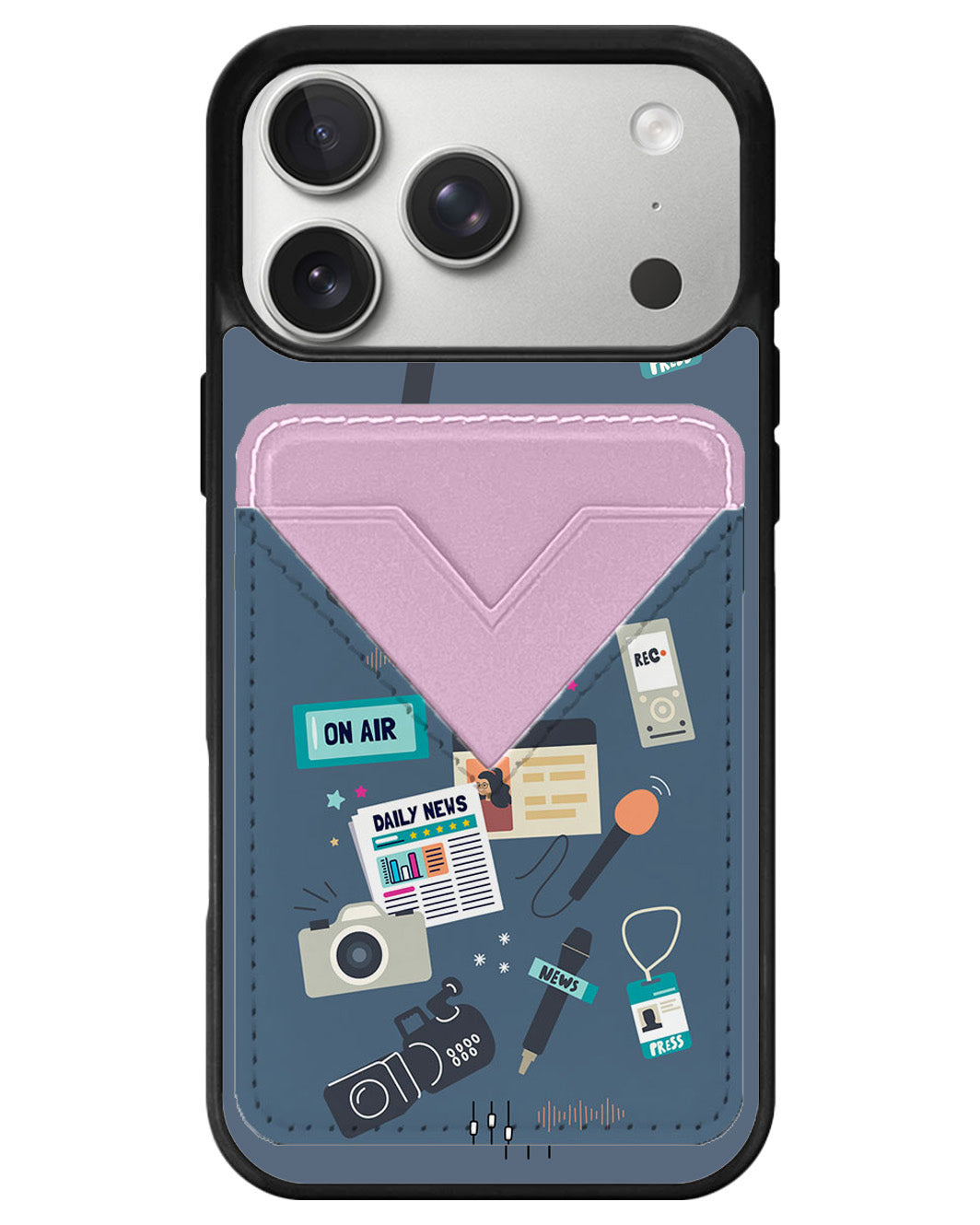 iPhone Avant Wallet Case - Journalism