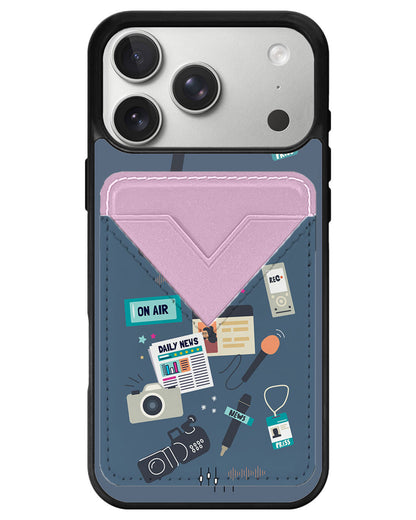 iPhone Avant Wallet Case - Journalism