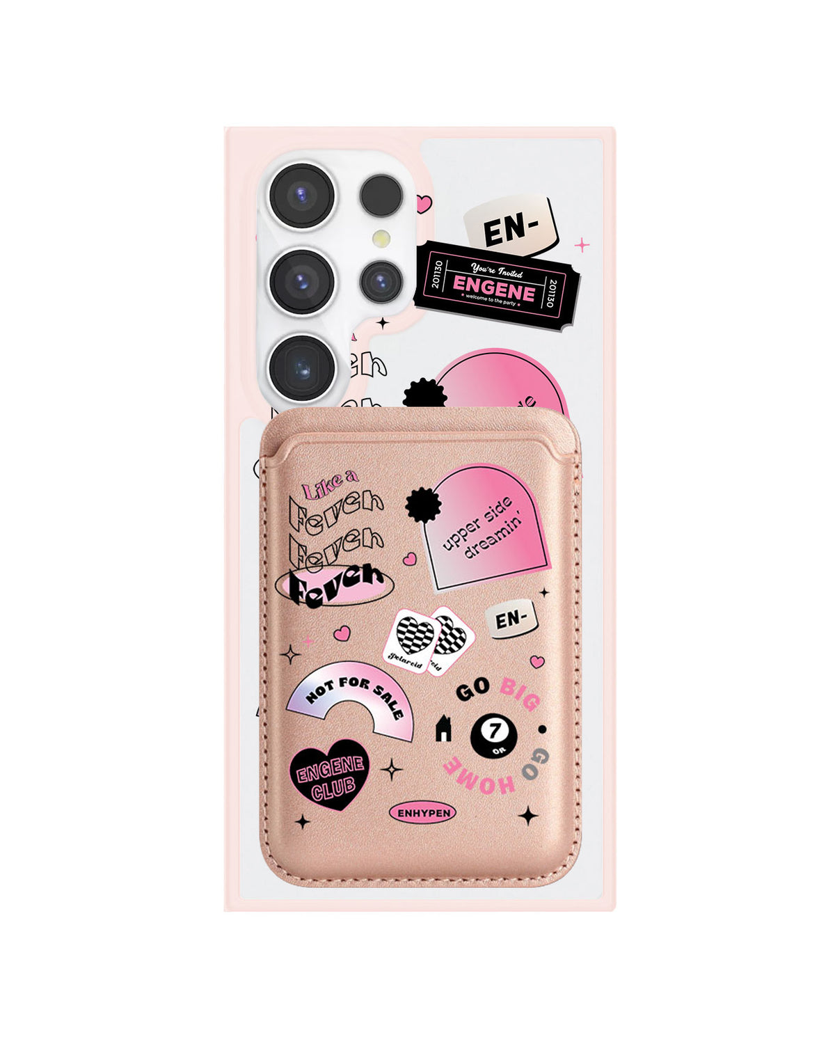 Android Magnetic Wallet Case - Enhyphen Sticker Pack