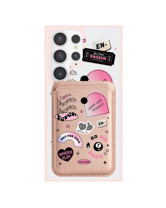 Android Magnetic Wallet Case - Enhyphen Sticker Pack