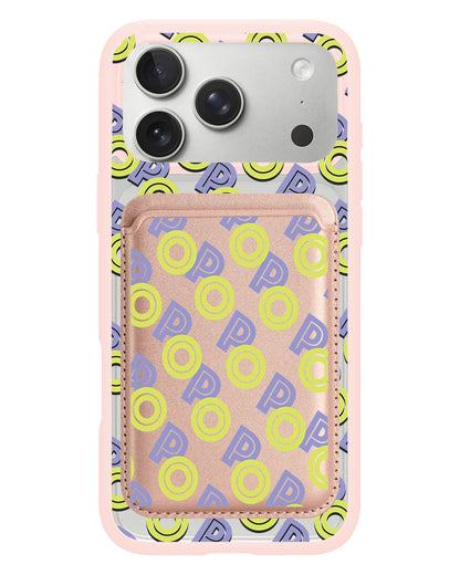 iPhone Magnetic Wallet Case - Initial Monogram 2.0