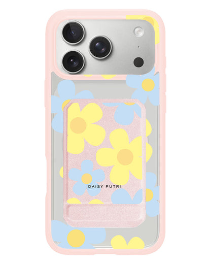 iPhone Magnetic Multifold Wallet - Daisy Skies