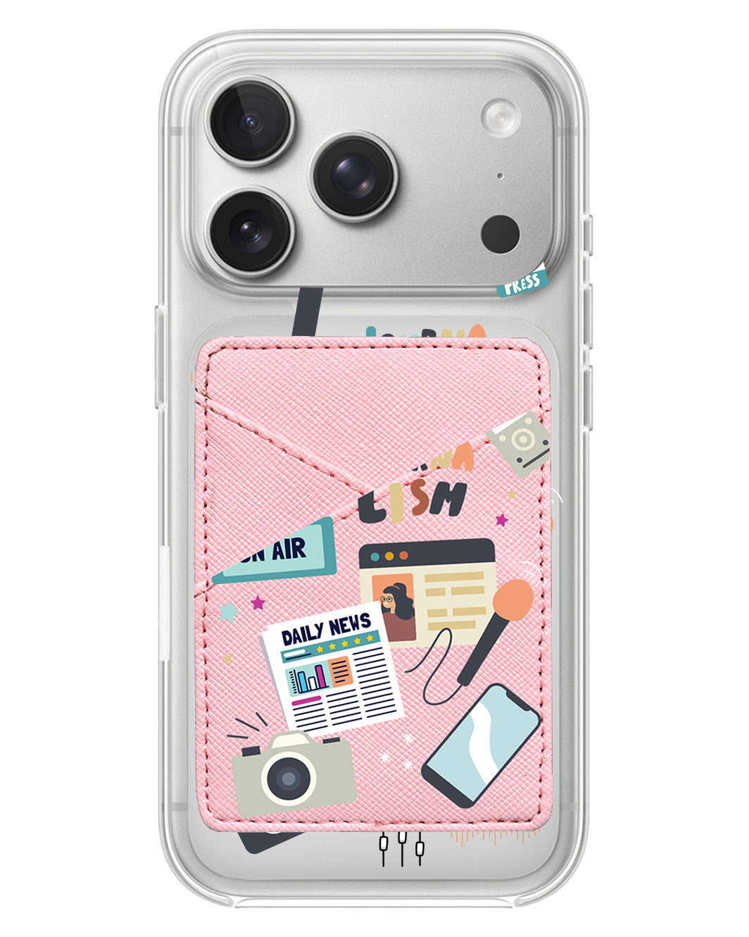 iPhone Phone Wallet Case - Journalism