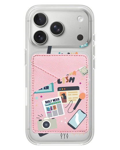 iPhone Phone Wallet Case - Journalism