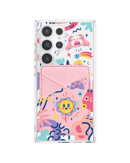Android Phone Wallet Case - Heather