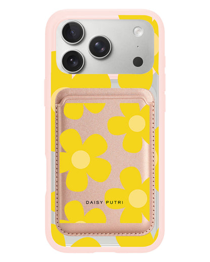 iPhone Magnetic Wallet Case - Daisy Sunshine