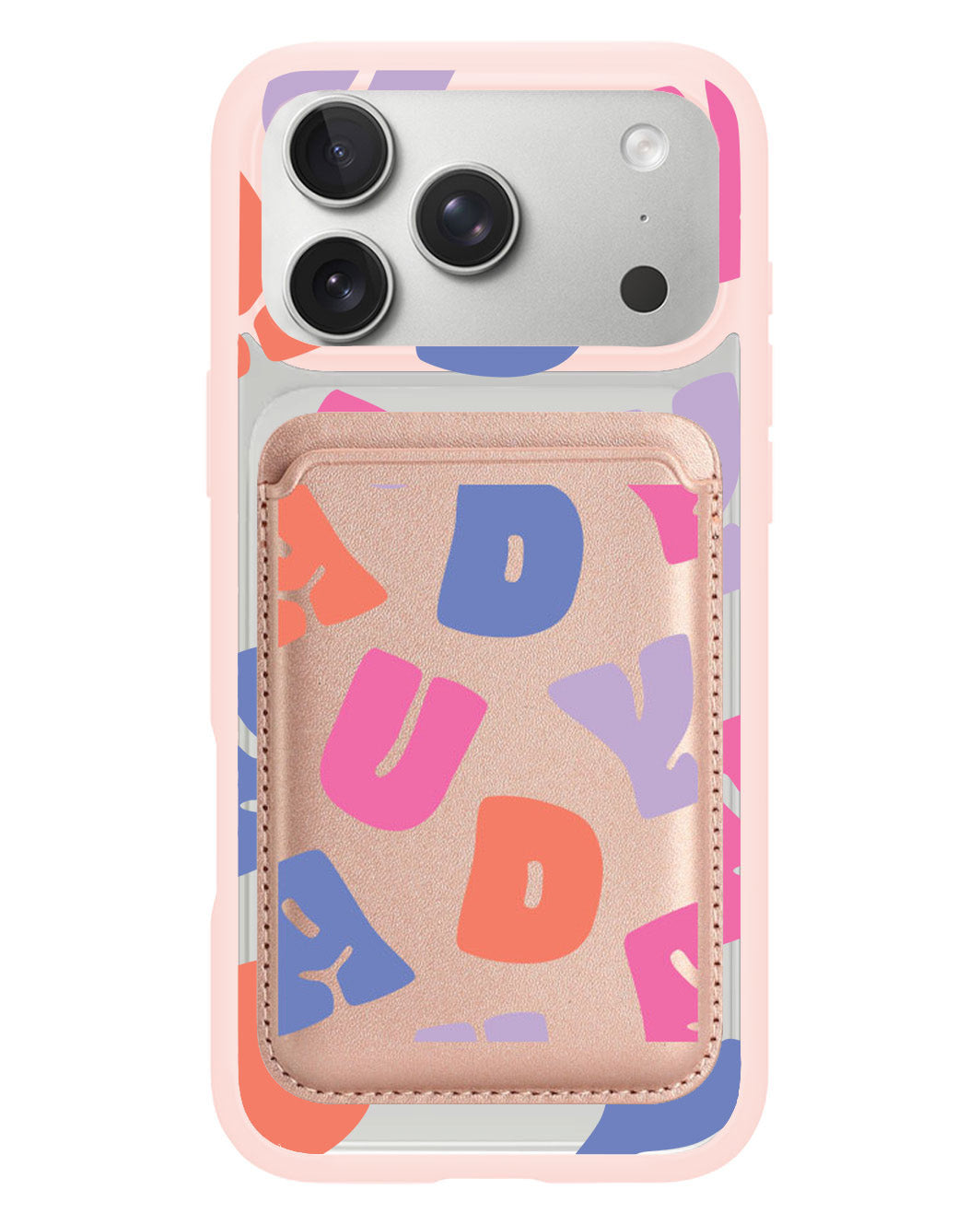 iPhone Magnetic Wallet Case - Chubby Monogram