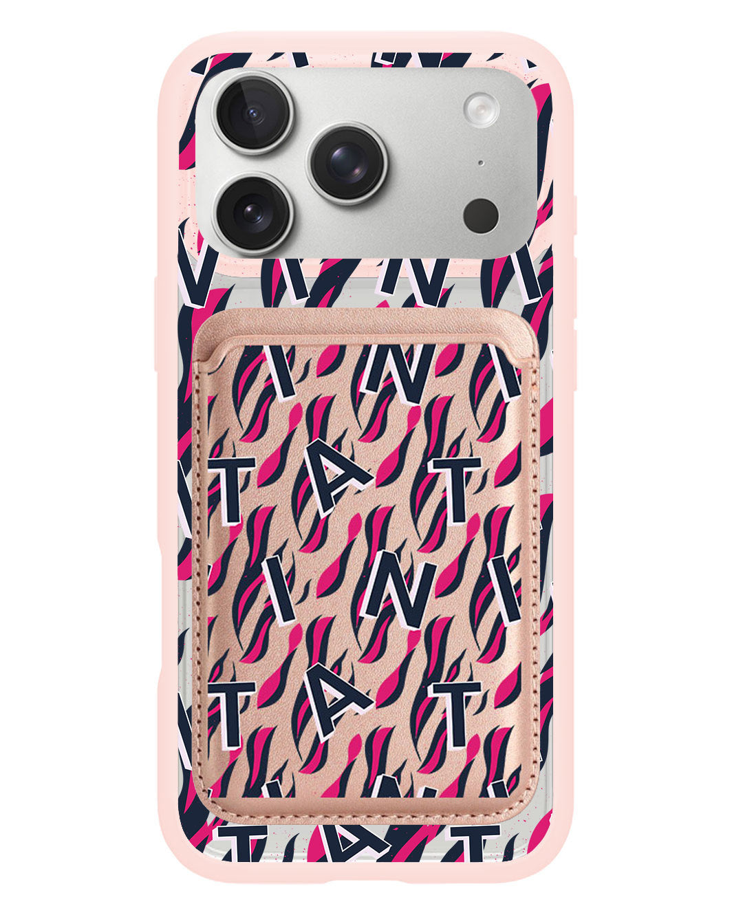 iPhone Magnetic Wallet Case - Tiger Monogram 2.0