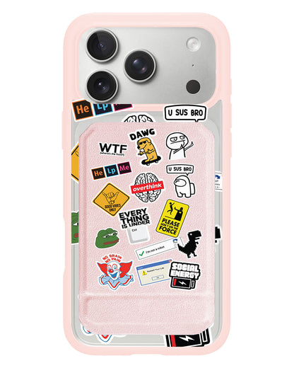 iPhone Magnetic Multifold Wallet - Brand Parody 2.0