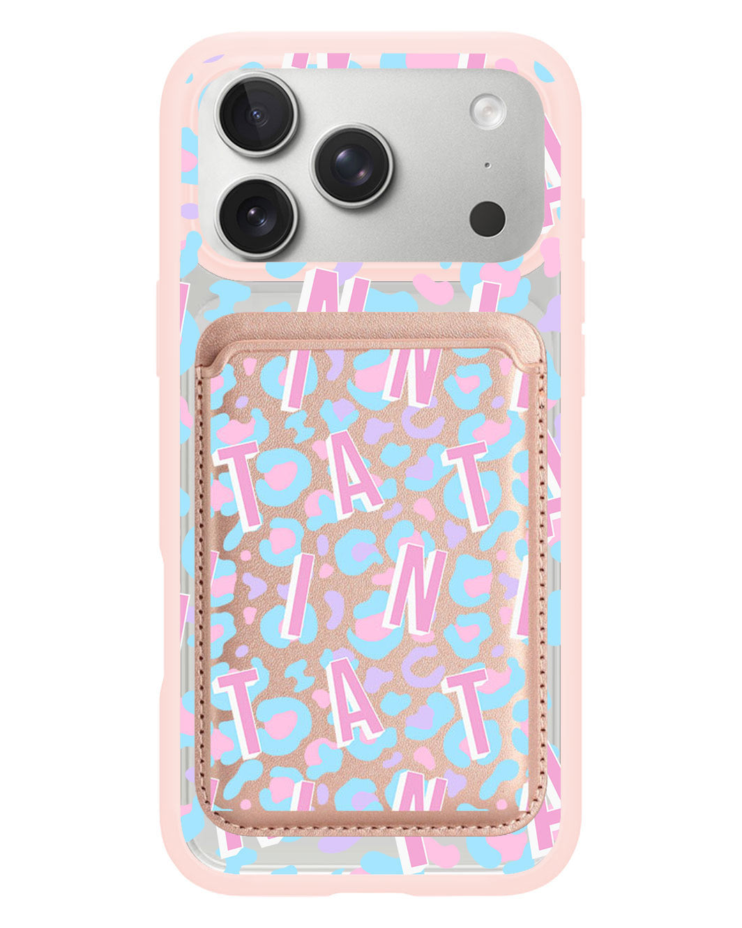 iPhone Magnetic Wallet Case - Leopard Monogram 6.0
