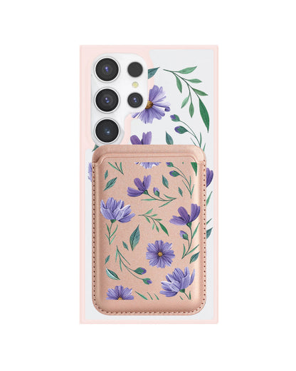 Android Magnetic Wallet Case - February Violet