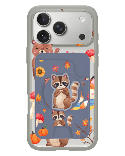 iPhone Magpop Wallet - Autumn Animals