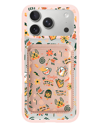iPhone Magnetic Wallet Case - Wild & Free