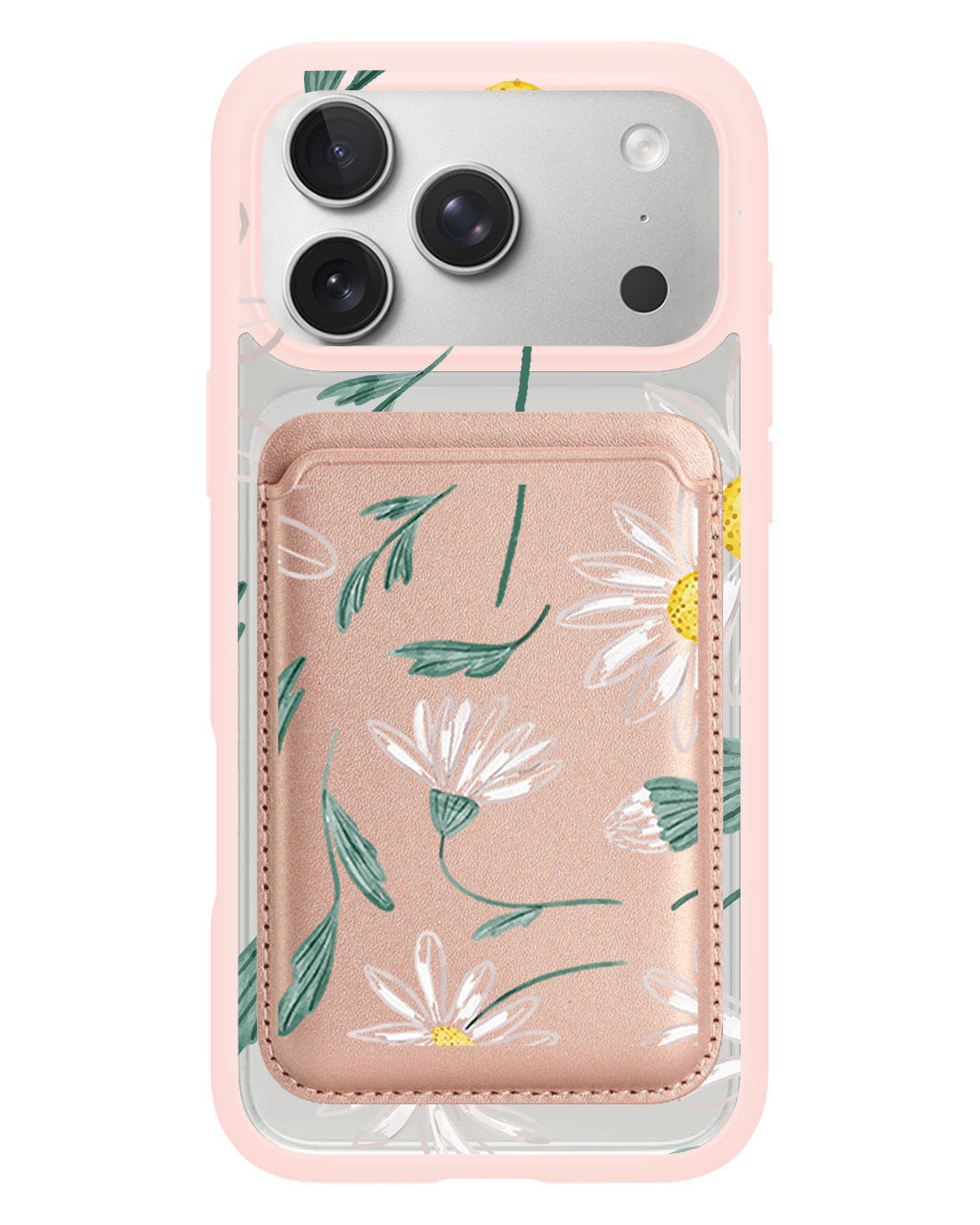 iPhone Magnetic Wallet Case - April Daisy