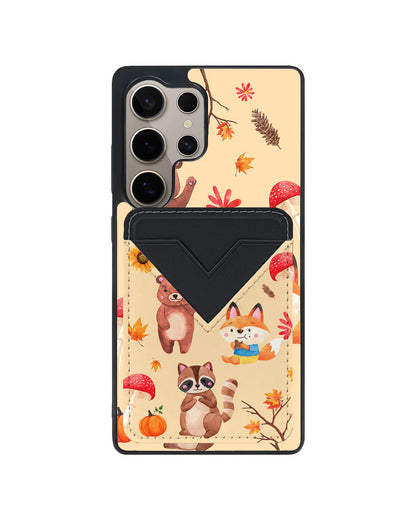 Android Avant Wallet Case - Autumn Animals