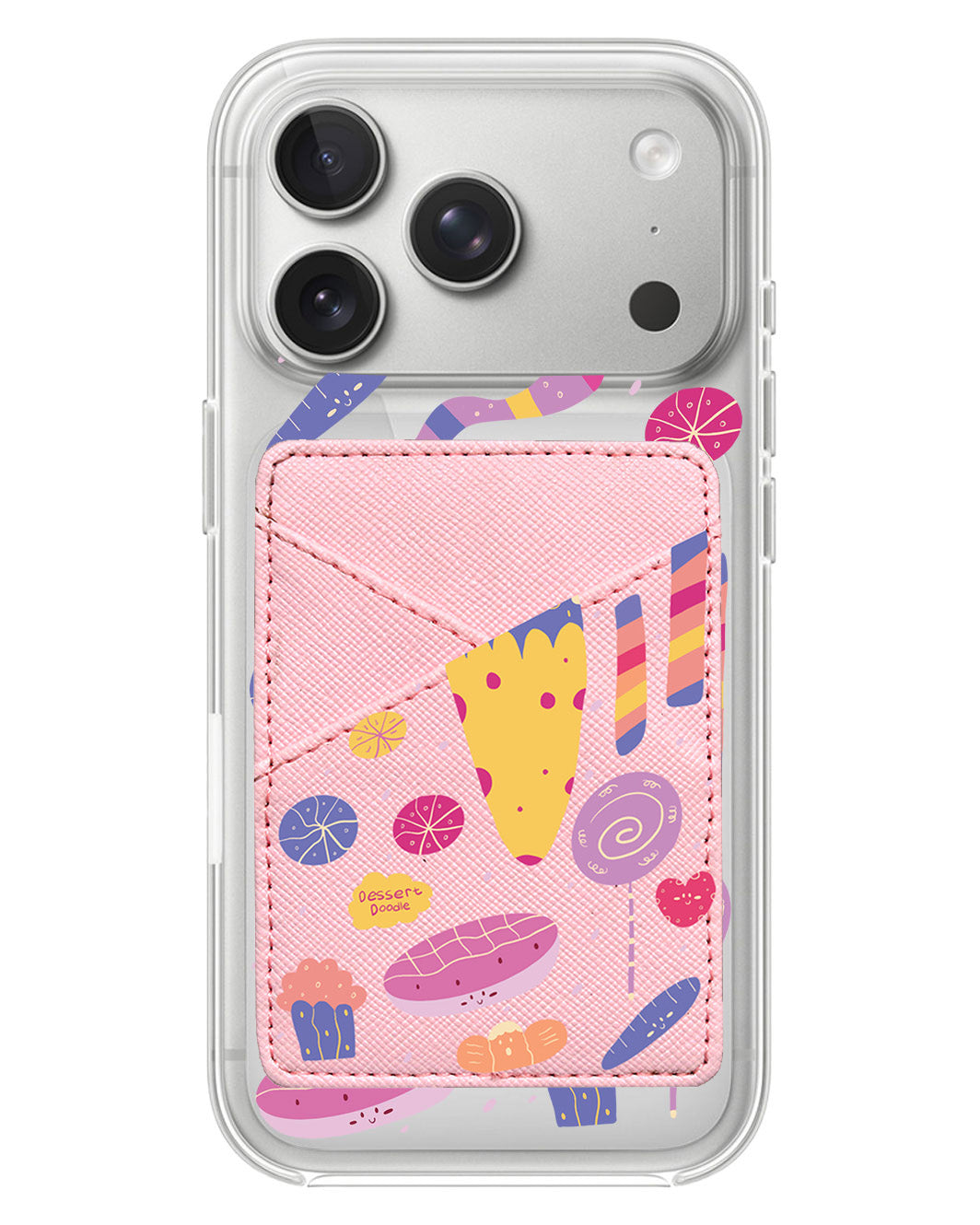 iPhone Phone Wallet Case - Dessert Doodle