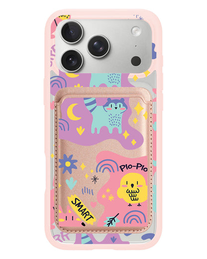 iPhone Magnetic Wallet Case - Pio N Friends
