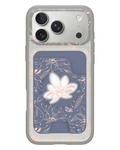 iPhone Magpop Wallet - Sketchy Flower & Butterfly 1.0